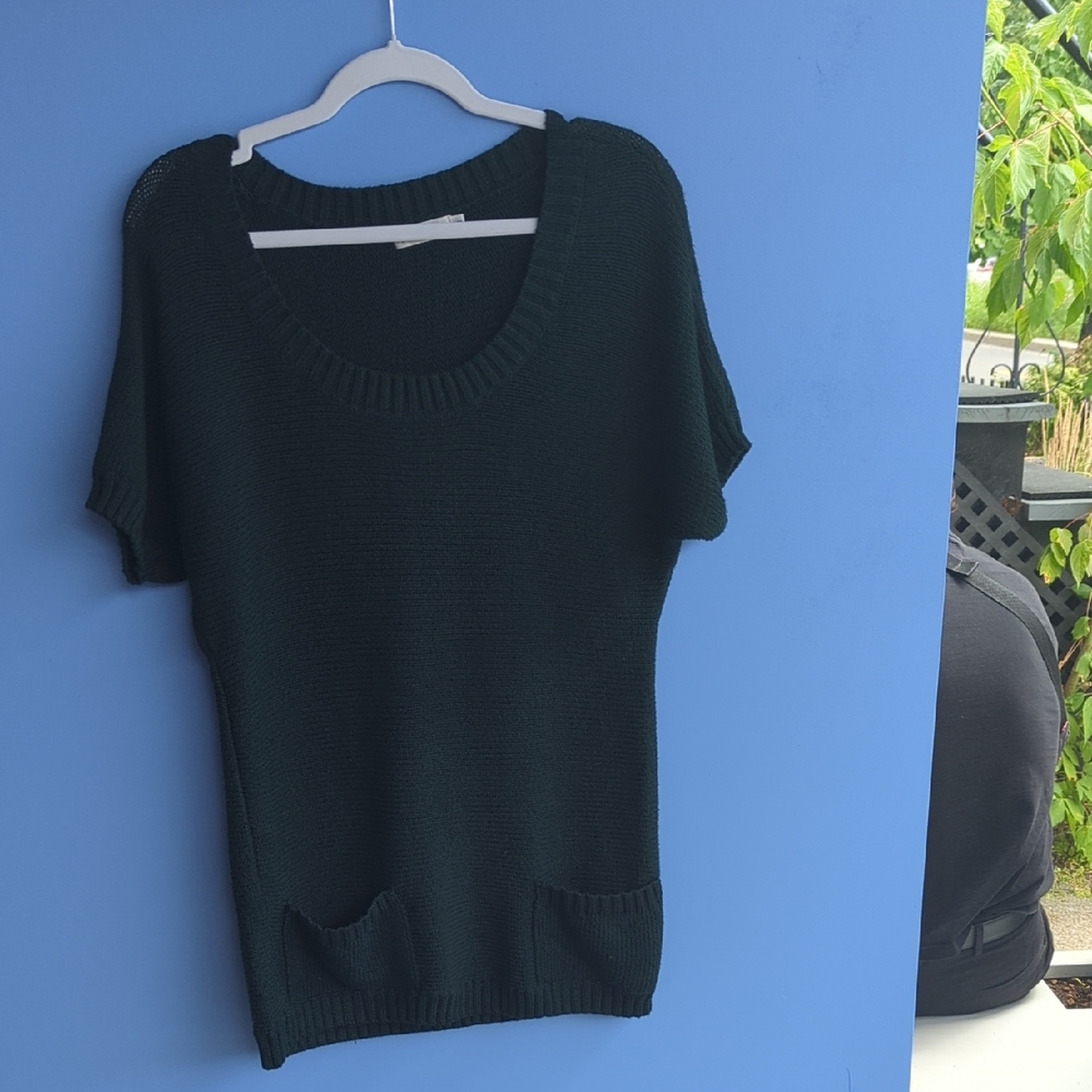 Revolution Forest Green Crew Neck Sweater